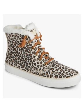Sperry Top-Sider high top faux fur sneakers size 11